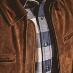 Men's The Moto Jacket in Tobacco Suede