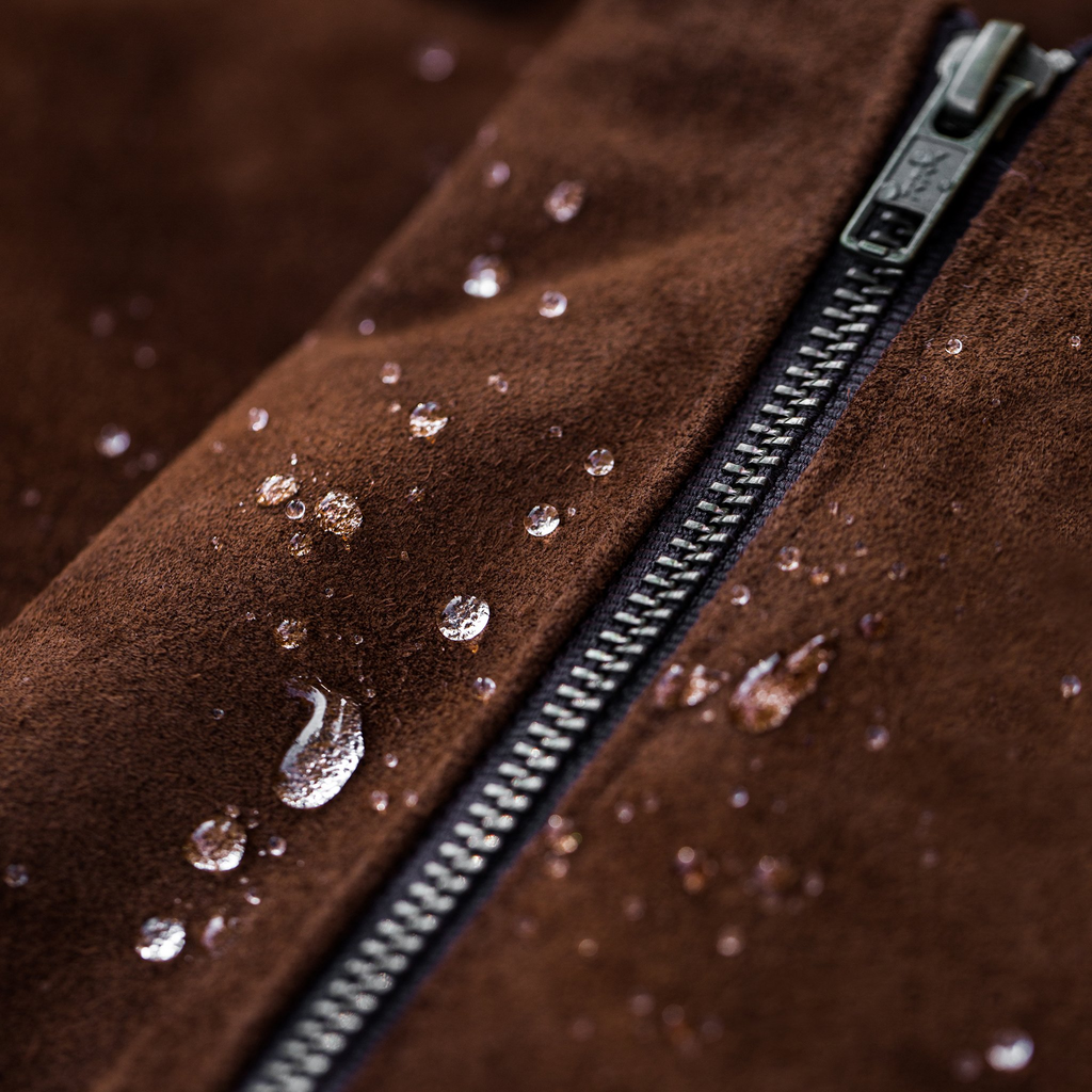 Men's The Moto Jacket in Tobacco Suede