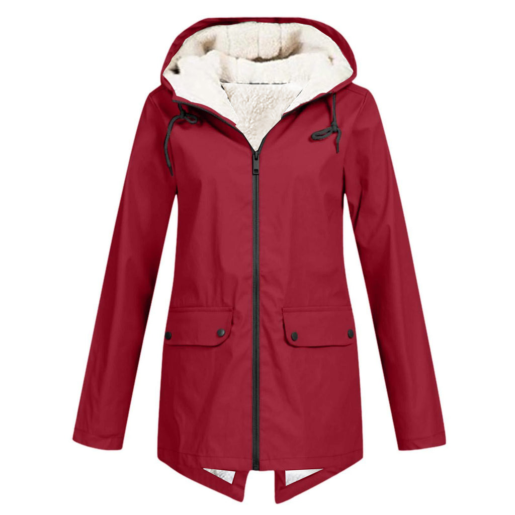 Women's Fleece-Lined Hooded Jacket