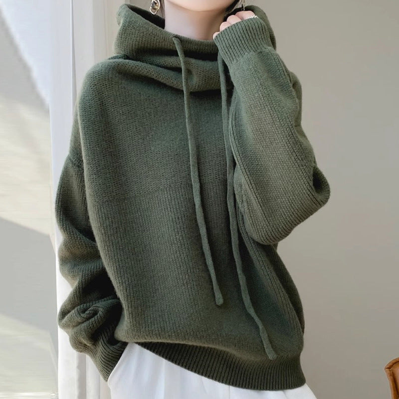 Women's Relaxed High-Neck Sweater