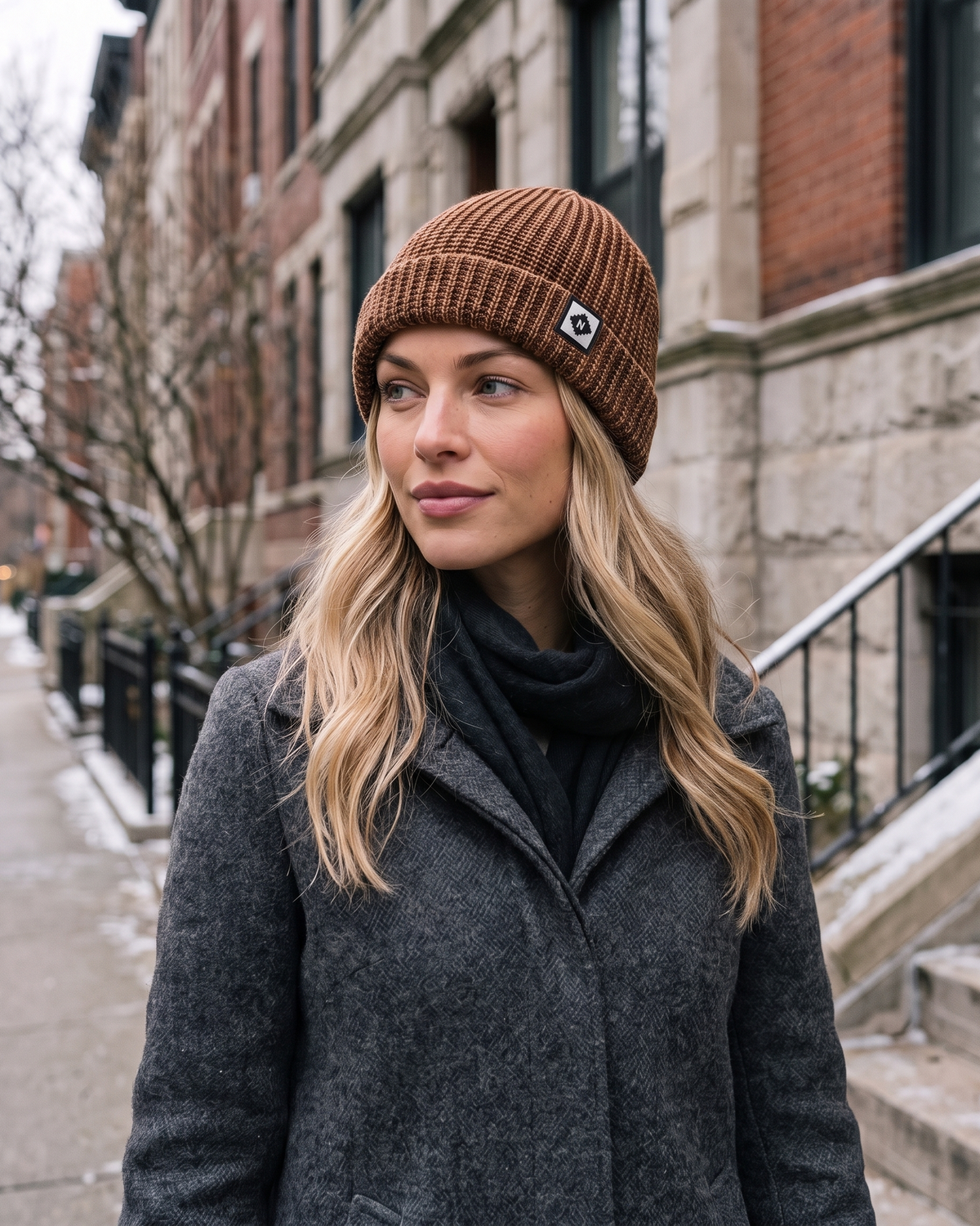 Women's Fleece-Lined Knit Beanie — lifestyle [wb-gender-final-99]