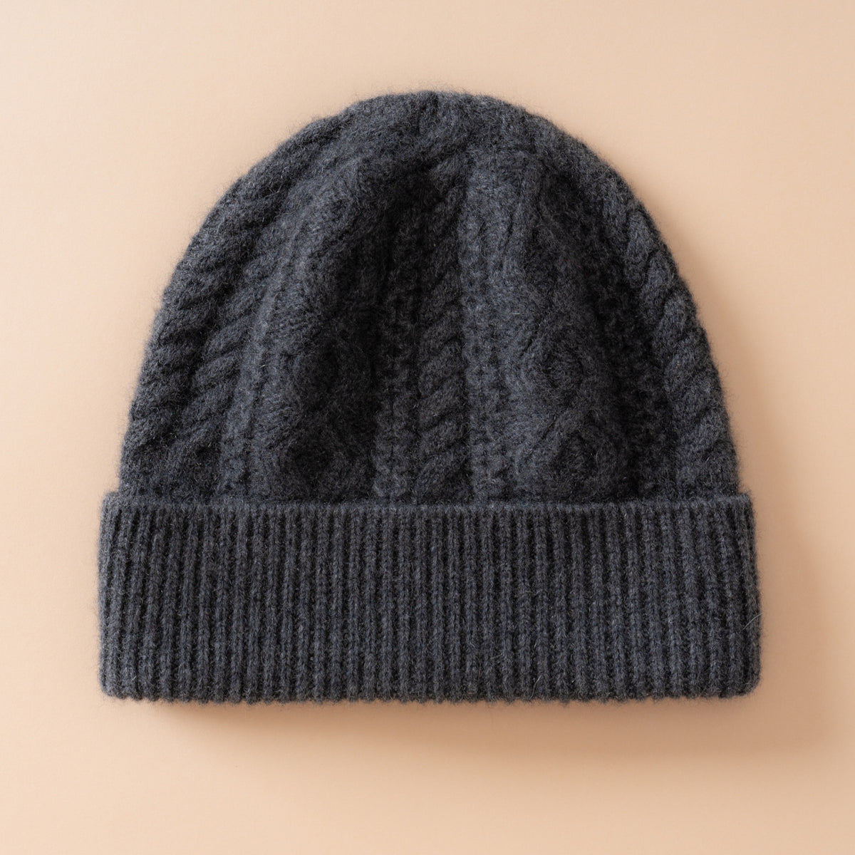Thick-Knit Cashmere Beanie