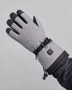 Men's Electric Heated Winter Gloves — Gray — fit detail [WB split final 58]