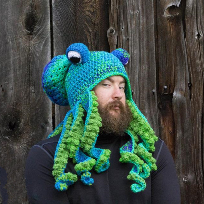 Crochet Octopus Beanie