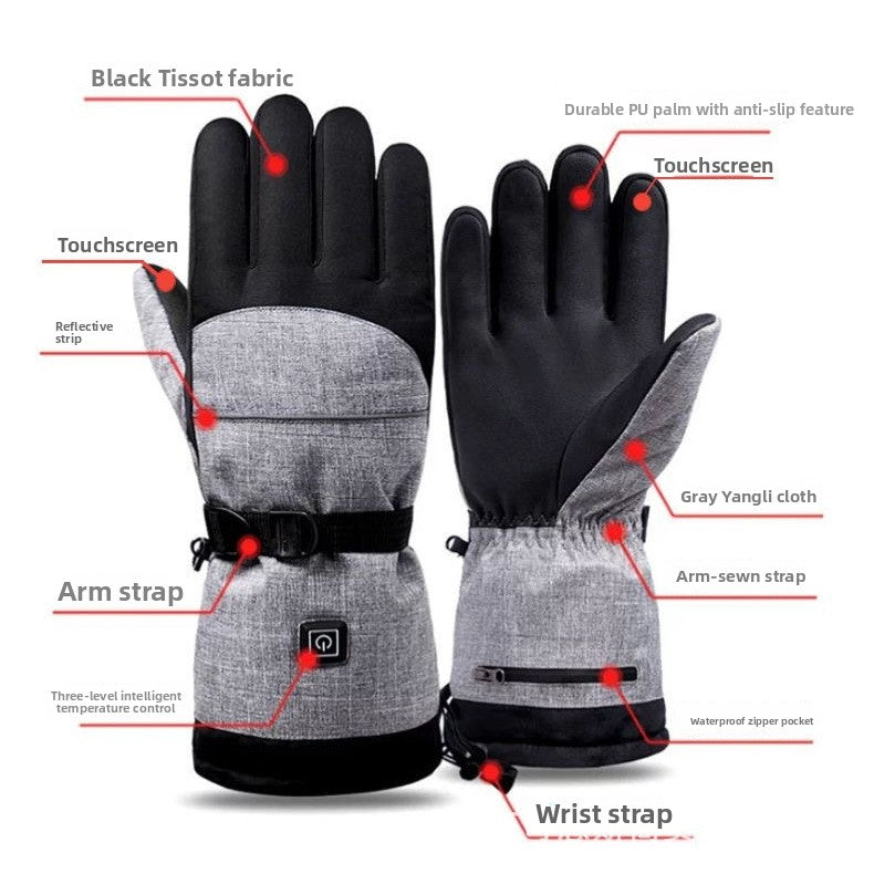 Electric Heated Winter Gloves