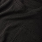 Men's The Crewneck Pocket Tee in Black Merino — Sweater