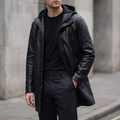 Ari Hooded Anorak in Black