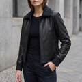 Beatrix Leather Jacket in Black