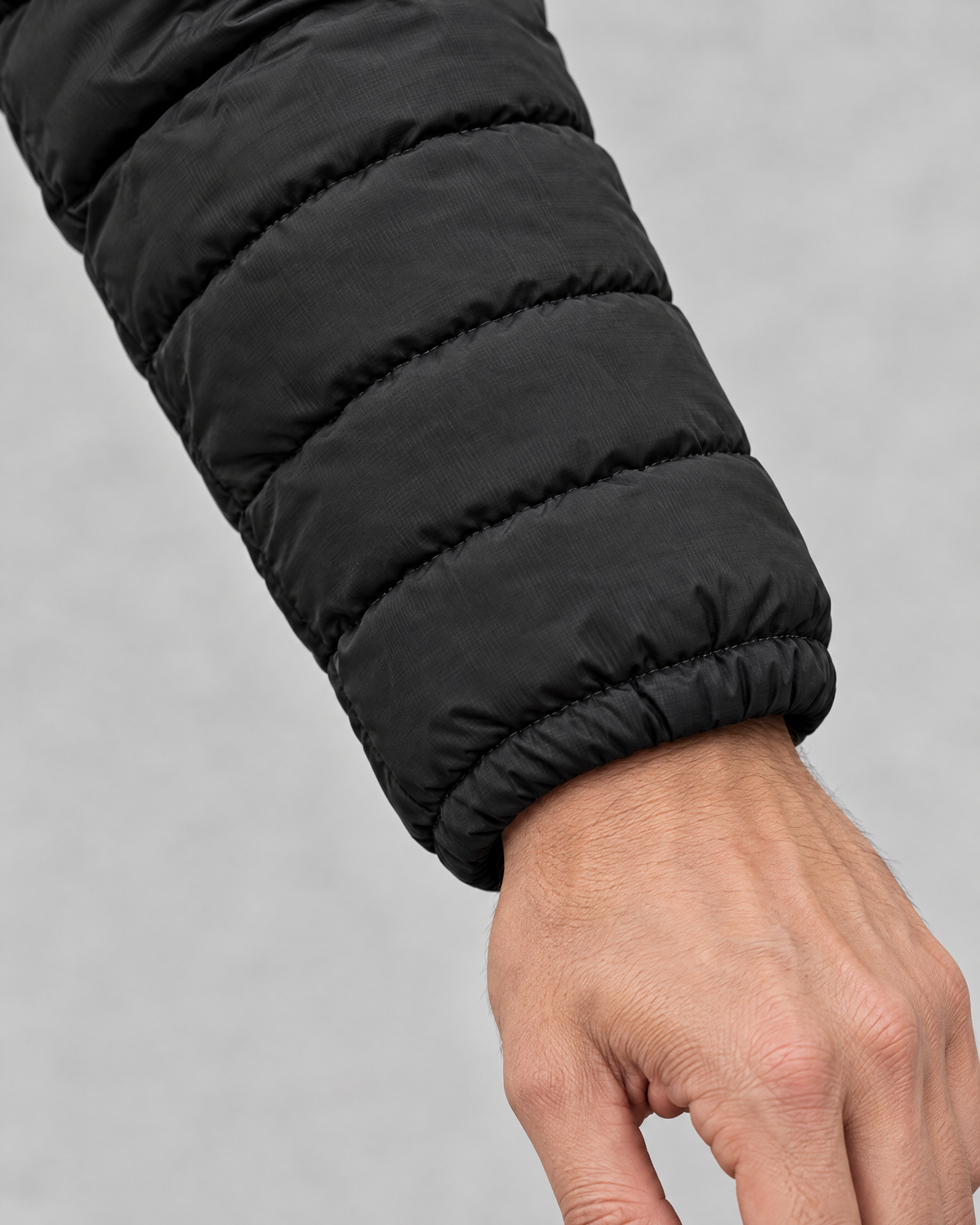 11 Heated Black — mens usb heated jacket — detail [WB 31]