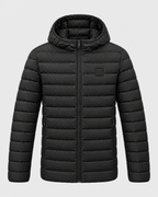 11 Heated Black — mens usb heated jacket — studio view [WB 32]