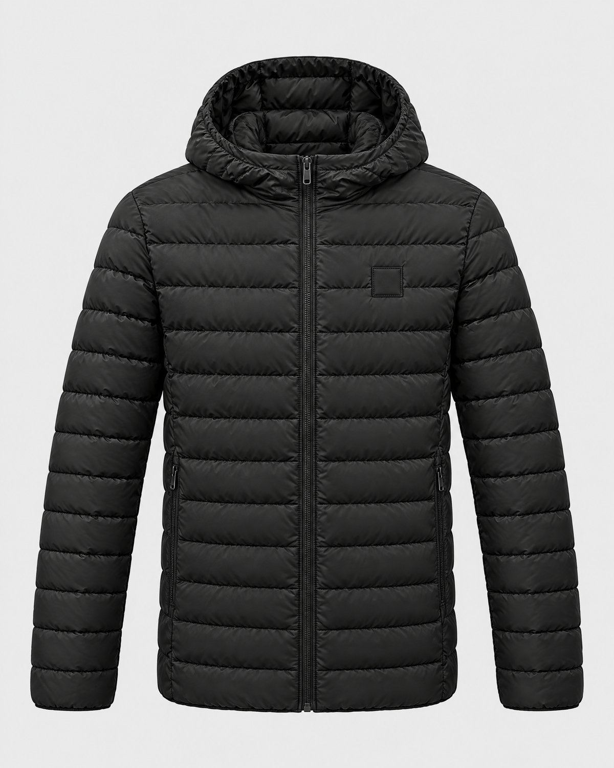 11 Heated Black — mens usb heated jacket — studio view [WB 32]