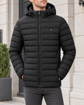 11 Heated Black — mens usb heated jacket — hero [WB 27]