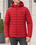 Men's USB Heated Jacket — 11 Heated Red — hero [WB gallery 8/1]