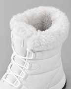 Women's Fleece-Lined Lace-Up Winter Boots — S915 white — lining [WB gallery 4/4]