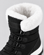 Women's Fleece-Lined Lace-Up Winter Boots — S915 black — lining [WB gallery 5/4]
