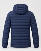 Men's USB Heated Jacket — 11 Heated Blue — product back [WB gallery 7/7]
