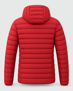 Men's USB Heated Jacket — 11 Heated Red — product back [WB gallery 8/7]