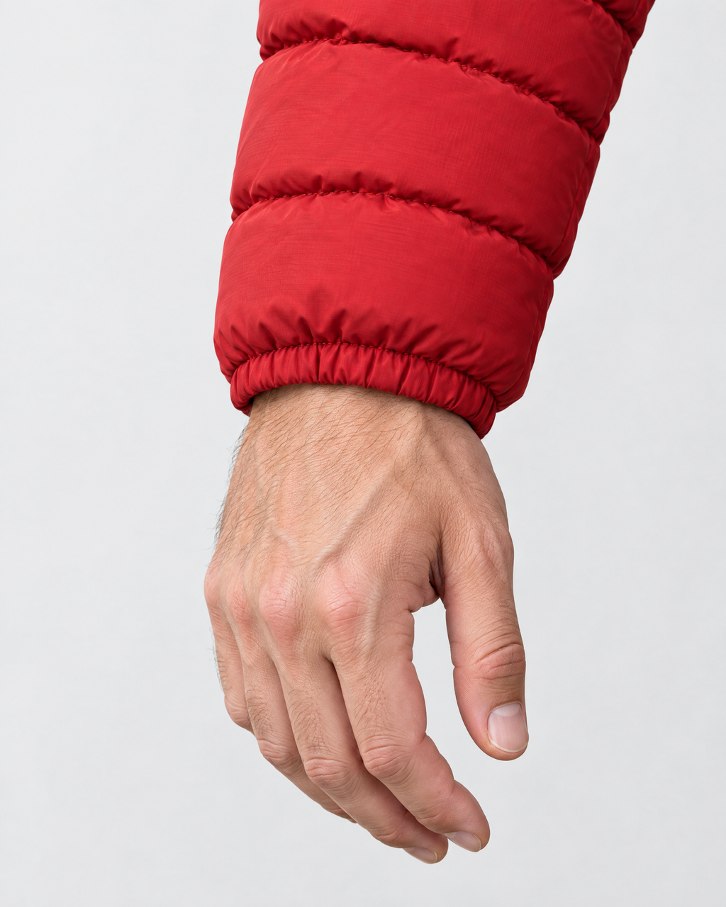 Men's USB Heated Jacket — 11 Heated Red — cuff detail [WB gallery 8/5]