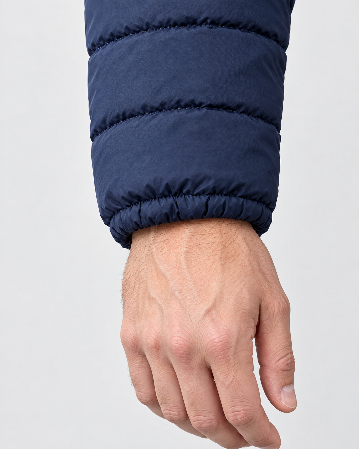Men's USB Heated Jacket — 11 Heated Blue — cuff detail [WB gallery 7/5]