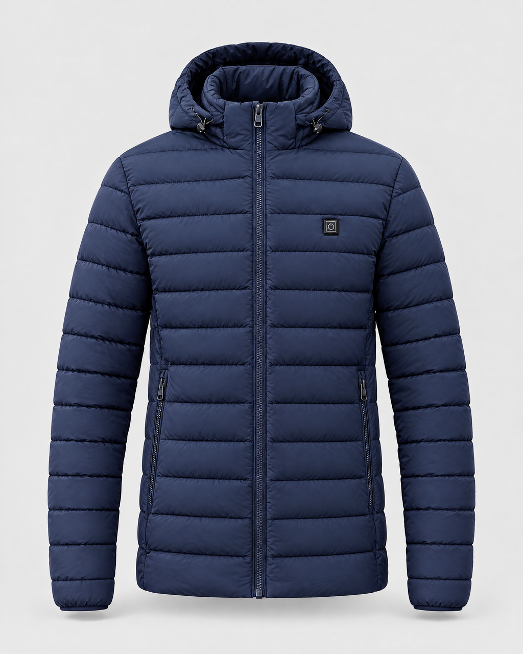 Men's USB Heated Jacket — 2 Areas Heated Blue — product front [WB gallery 10/6]