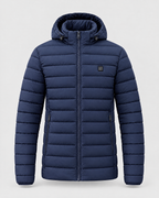 Men's USB Heated Jacket — 2 Areas Heated Blue — product front [WB gallery 10/6]