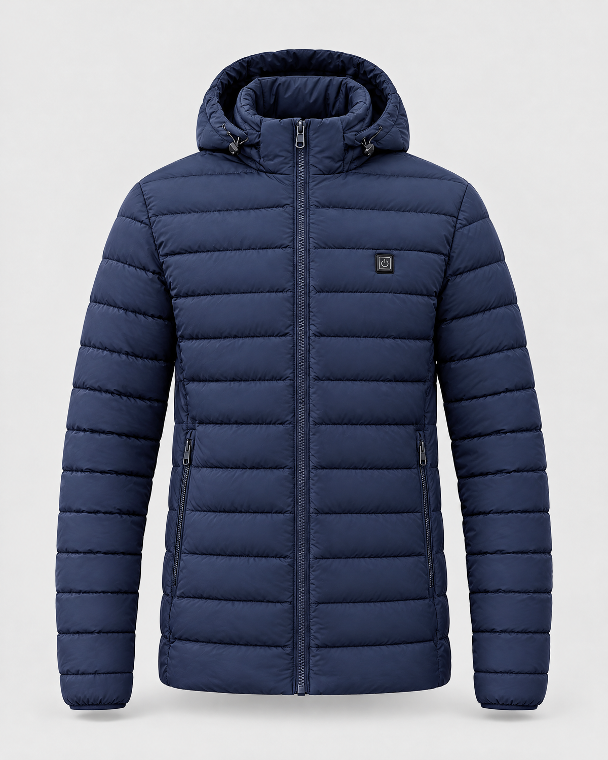 Men's USB Heated Jacket — 2 Areas Heated Blue — product front [WB gallery 10/6]