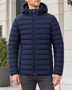 Men's USB Heated Jacket — 8 Areas Heated Blue — hero [WB gallery 13/1]