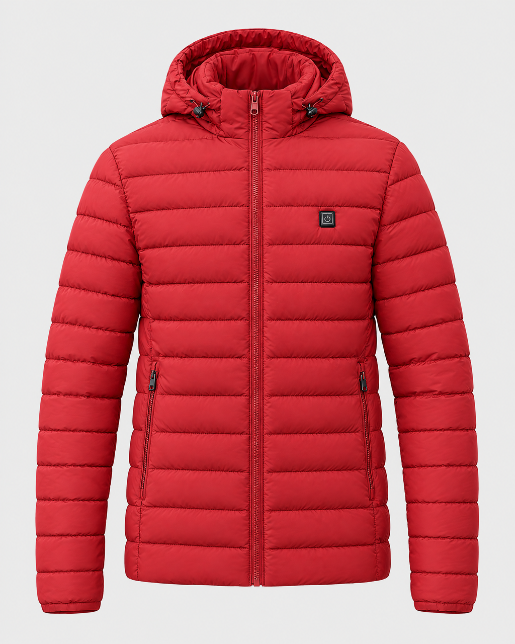 Men's USB Heated Jacket — 2 Areas Heated Red — product front [WB gallery 11/6]