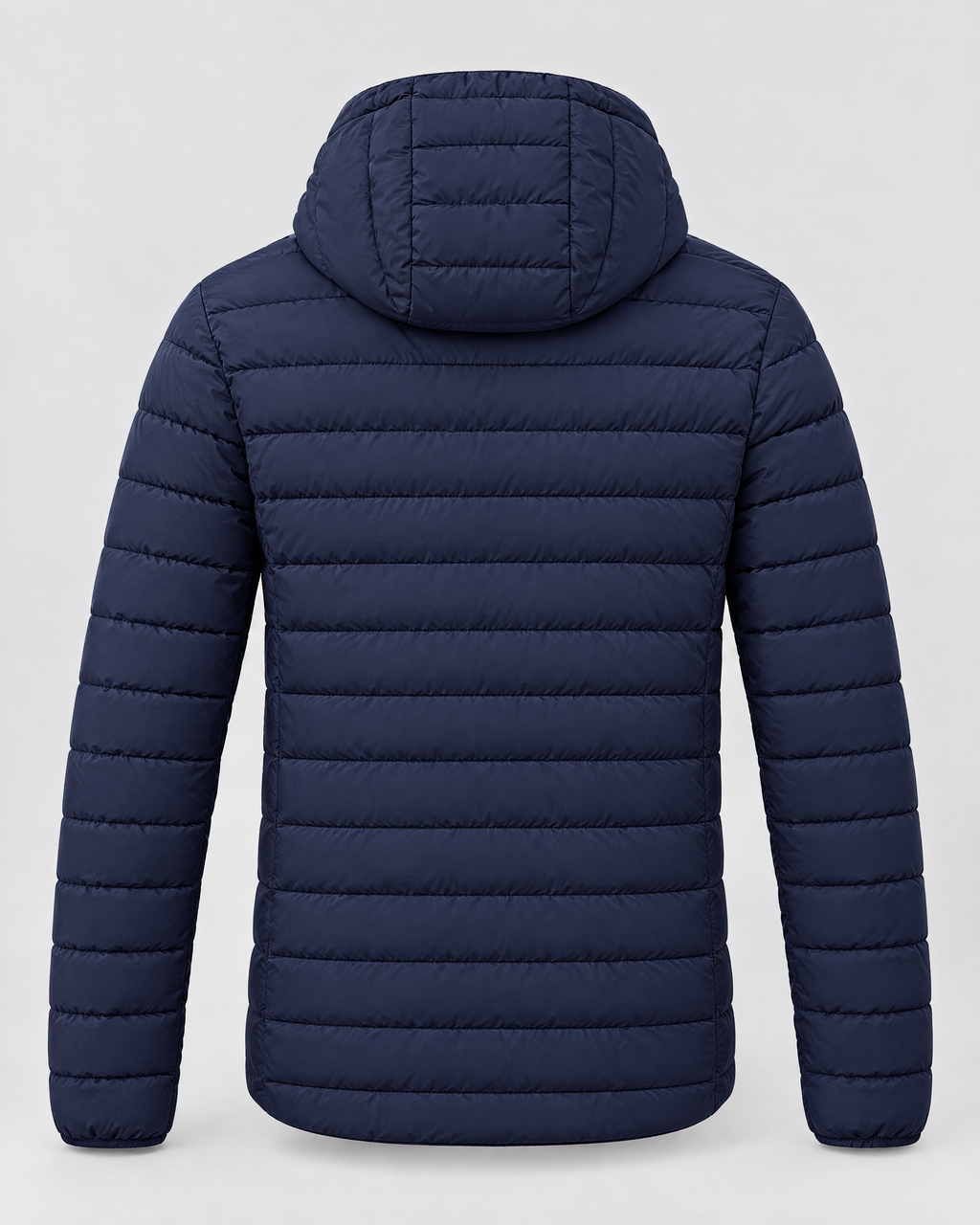 Men's USB Heated Jacket — 8 Areas Heated Blue — product back [WB gallery 13/7]