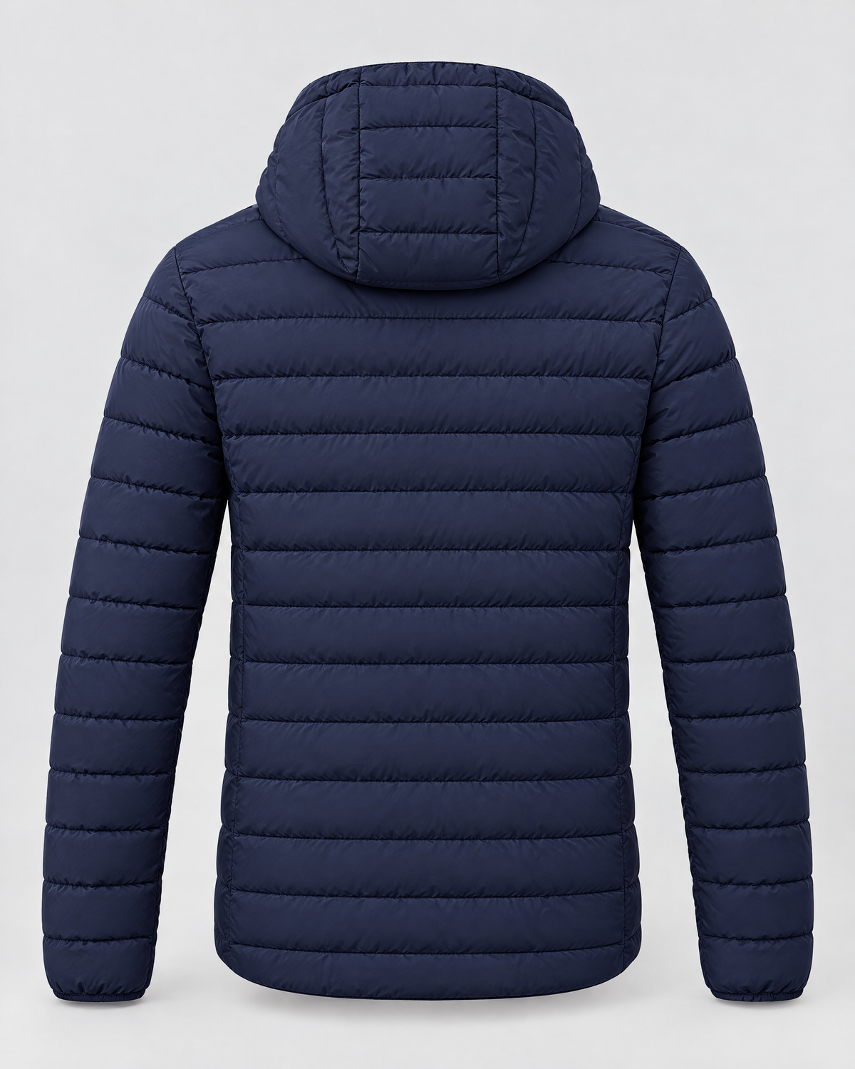Men's USB Heated Jacket — 8 Areas Heated Blue — product back [WB gallery 13/7]