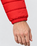 Men's USB Heated Jacket — 8 Areas Heated Red — cuff detail [WB gallery 14/5]