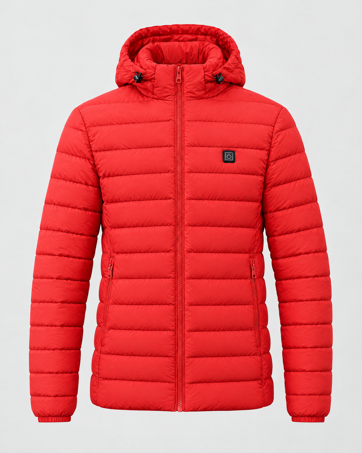 Men's USB Heated Jacket — 8 Areas Heated Red — product front [WB gallery 14/6]