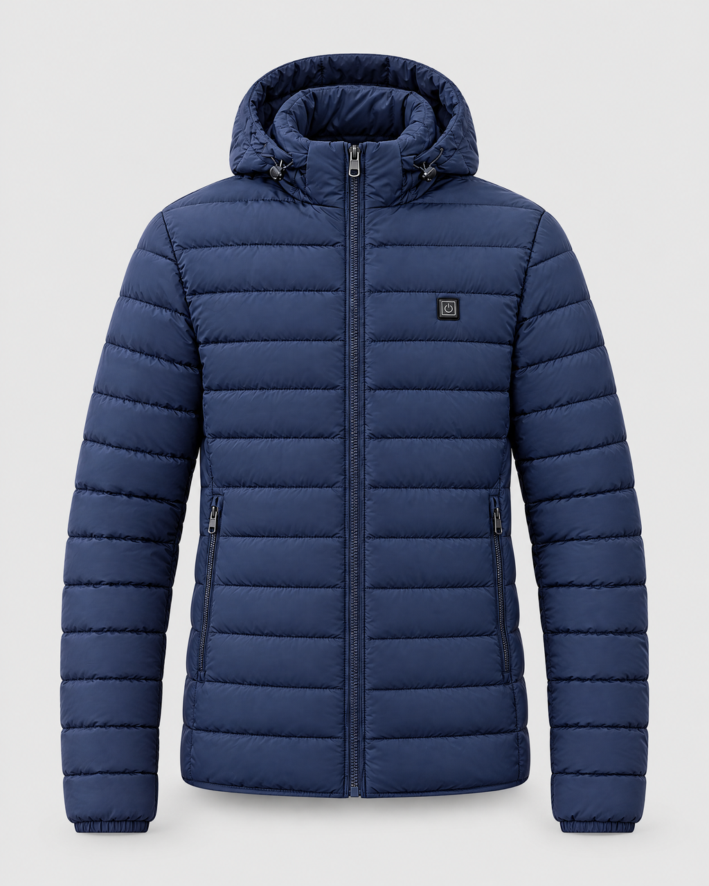 Men's USB Heated Jacket — 9 Areas Heated Blue — product front [WB gallery 16/6]