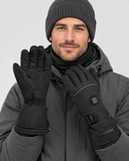 Electric Heated Winter Gloves — AB9008 Black Gloves Pair — hero [WB gallery 23/1]