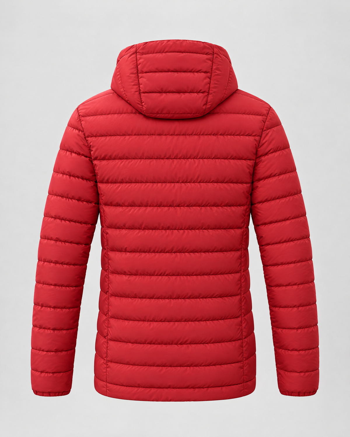 Men's USB Heated Jacket — 9 Areas Heated Red — product back [WB gallery 17/7]