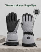 Electric Heated Winter Gloves — Y006 Gray Gloves Pair — feature guide [WB gallery 18/7]