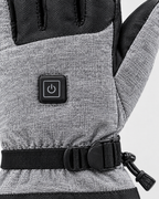 Electric Heated Winter Gloves — Y006 Gray Gloves Pair — material [WB gallery 18/4]
