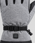 Electric Heated Winter Gloves — Y006 Gray Gloves KC 5000mAh Battery Box — material [WB gallery 21/4]