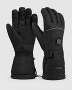 Electric Heated Winter Gloves — AB9008 Black Gloves Pair — product back [WB gallery 23/3]
