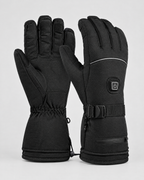 Electric Heated Winter Gloves — AB9008 Black Gloves BatteryBox Pair — product back [WB gallery 24/3]
