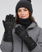 Electric Heated Winter Gloves — AB9008 Black Gloves 6000mAh Battery Box — hero [WB gallery 27/1]