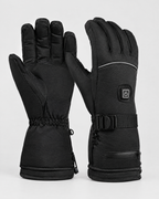 Electric Heated Winter Gloves — AB9008 Black Gloves 4000mAh Battery Box — product back [WB gallery 25/3]