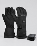 Electric Heated Winter Gloves — AB9008 Black Gloves 6000mAh Battery Box — product back [WB gallery 27/3]