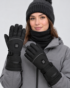 Electric Heated Winter Gloves — AB9008 Black Gloves 6000mAh Battery Box — fit detail [WB gallery 27/5]