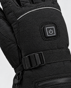 Electric Heated Winter Gloves — AB9008 Black Gloves 6000mAh Battery Box — material [WB gallery 27/4]