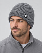 Men's Fleece-Lined Knit Beanie — Small N logo beanie - gray — hero [WB gallery 47/1]