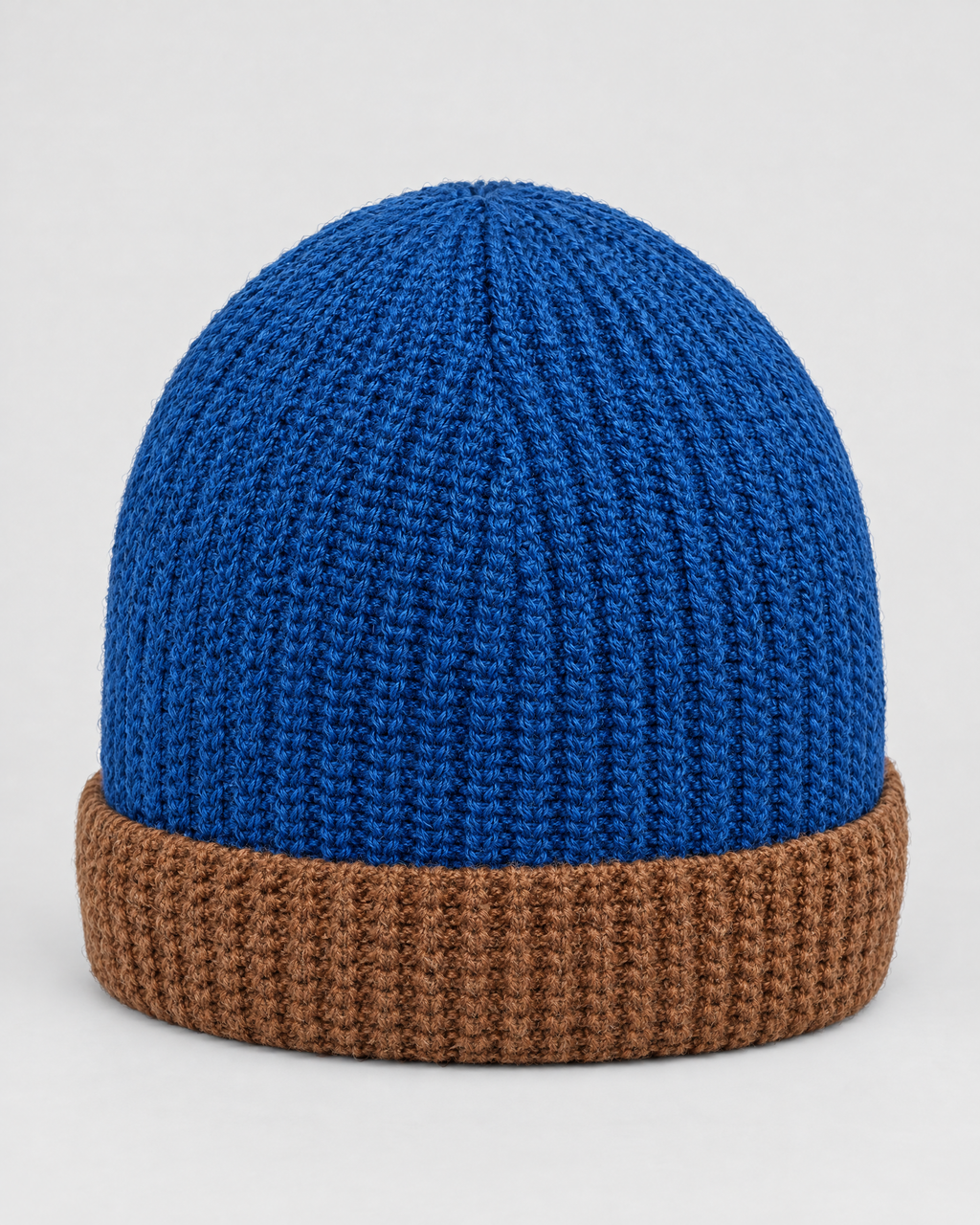 Men's Fleece-Lined Knit Beanie — Snowflake Logo Beanie - Blue — product back [WB gallery 42/3]
