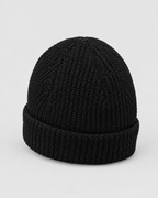 Men's Fleece-Lined Knit Beanie — Small N logo beanie - black — product back [WB gallery 45/3]