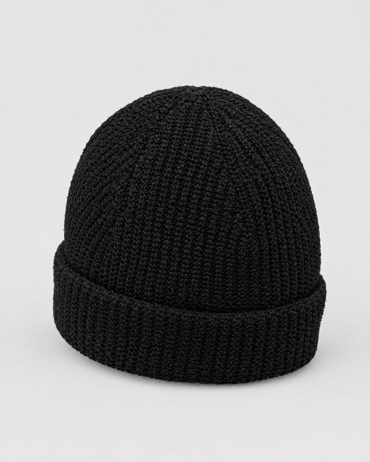 Men's Fleece-Lined Knit Beanie — Small N logo beanie - black — product back [WB gallery 45/3]