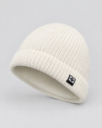 Men's Fleece-Lined Knit Beanie — Small N logo beanie - white — product front [WB gallery 46/2]